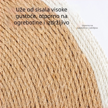 Le Youpai sisal mačje gnijezdo s integriranom pločom za grebanje – karikatura stila mačja igračka, 8 komada u vanjskoj kutiji