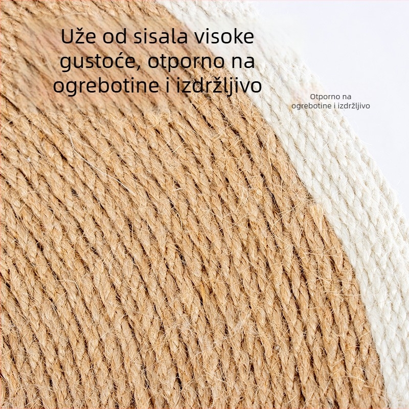 Le Youpai sisal mačje gnijezdo s integriranom pločom za grebanje – karikatura stila mačja igračka, 8 komada u vanjskoj kutiji