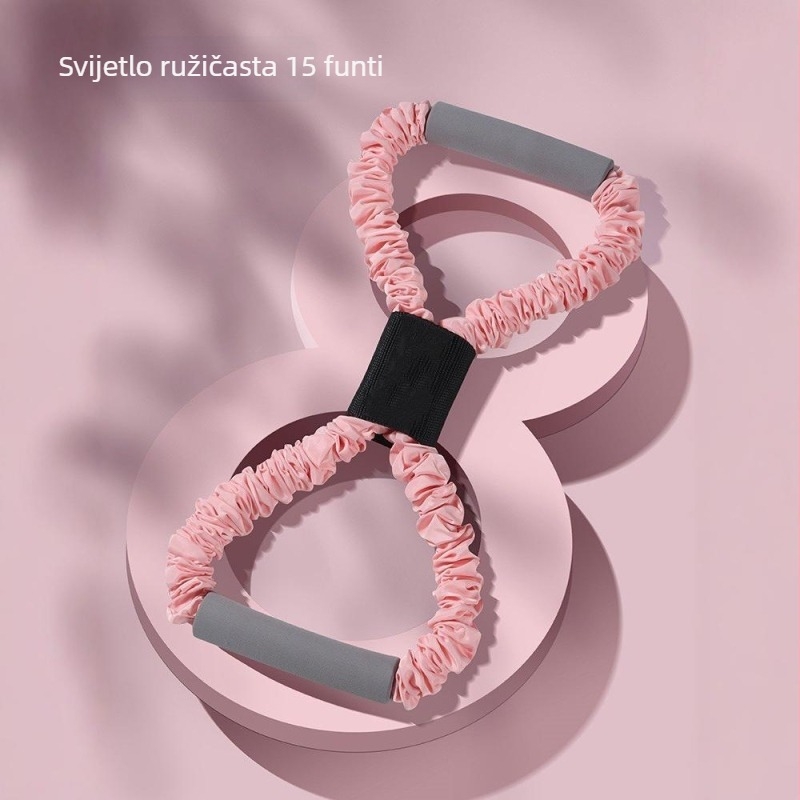 Sprava za istezanje leđa s elastičnom užetom – Materijal TPE/Latex, kućni fitness