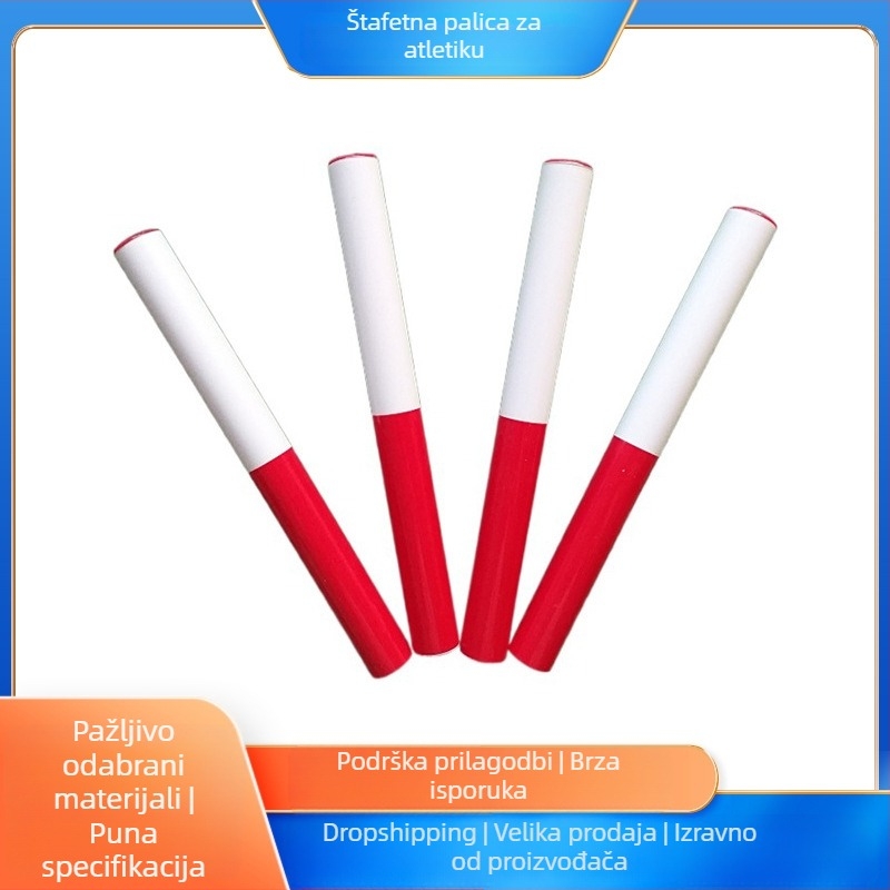Štafetna palica — materijali: drvo, PVC, aluminijska legura; model: 00; prilagodba po narudžbi: da; namijenjeno za atletiku