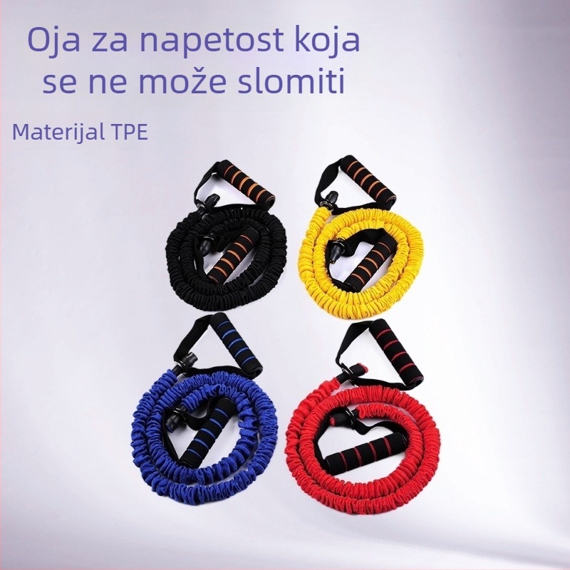 Uređaj za jačanje s elastičnim užetom — Marka CIiCIi; Materijal latex/TPE; Napetost: uređaj s oprugom; Oblikovanje tijela