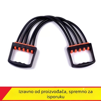 Meiace Ured za napetost s pet cijevi za kućnu fitnes – TPE materijal, odvojivi kabel za napetost, za ruke i leđa