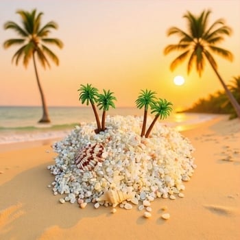 Ukrasno kamenje za akvarij — Chenxin, 1 kg, 1 pakiranje, Kamenje za uređenje akvarija