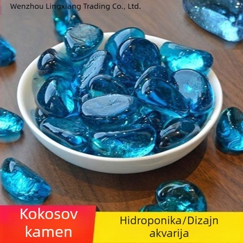 Kamen u obliku kešu za akvarijske krajolike i dekoraciju pijeska s površinom za sadnju