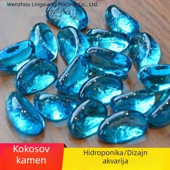 Kamen u obliku kešu za akvarijske krajolike i dekoraciju pijeska s površinom za sadnju