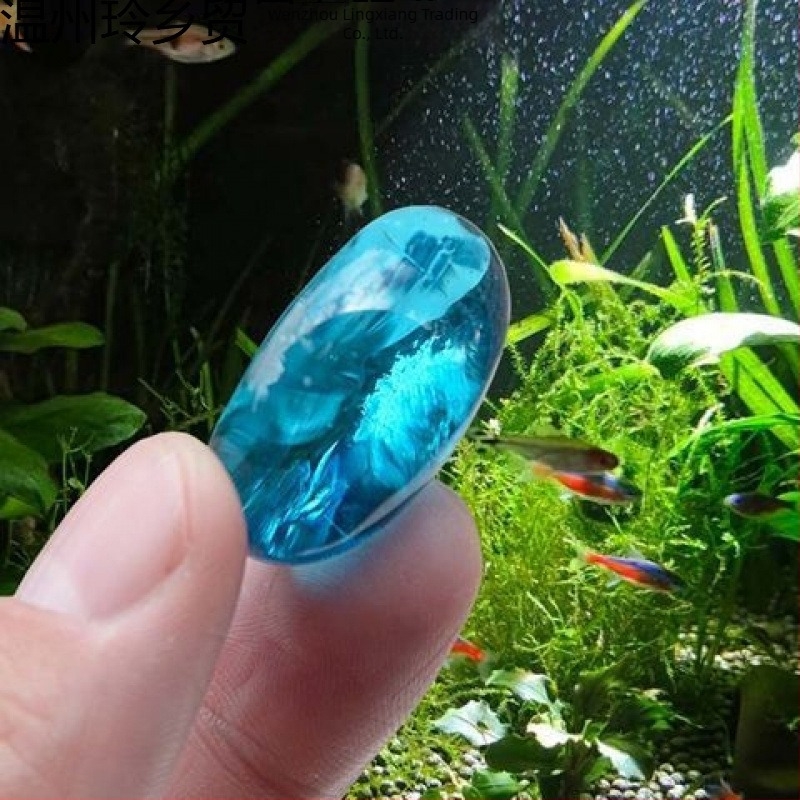 Kamen u obliku kešu za akvarijske krajolike i dekoraciju pijeska s površinom za sadnju