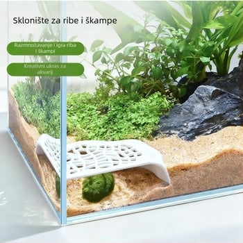 Sklonište za ribe i škampe – leglo uzgoja u akvariju, dekorativna špilja, marka Favorite, porijeklo Shandong, 500 g