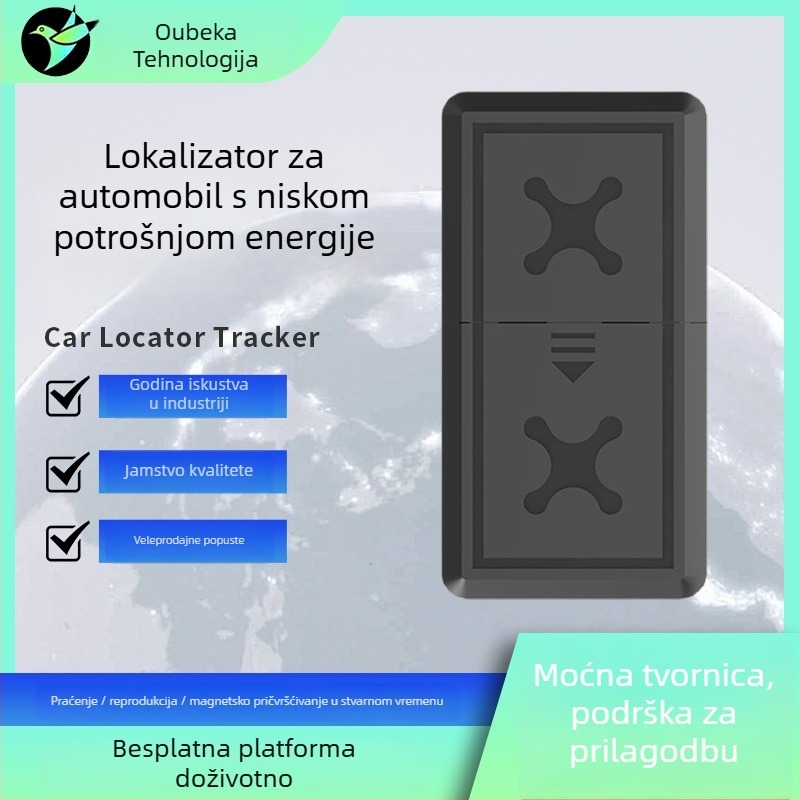 4G Beidou GPS tracker za vozilo, prijenosni s magnetskim držačem, precizno određivanje 5 m, reprodukcija putanje, trajanje baterije 240 h