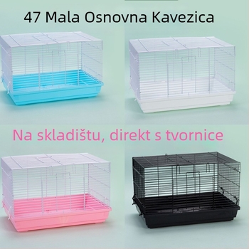 Kavez za hamstera – pravokutni plastični, odvojivi, za unutarnju upotrebu