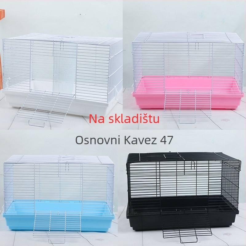 Kavez za hamstera – pravokutni plastični, odvojivi, za unutarnju upotrebu