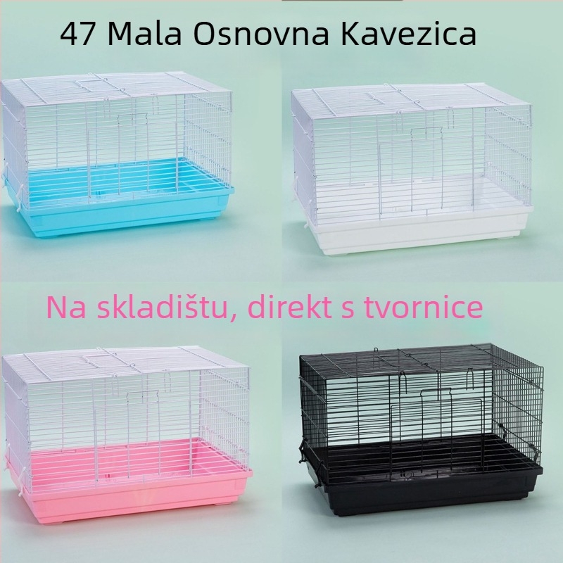 Kavez za hamstera – pravokutni plastični, odvojivi, za unutarnju upotrebu