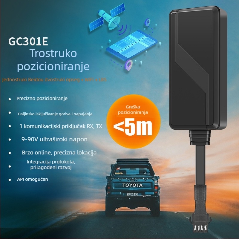 GC301E Beidou dvostruko-frekvencijski lokator vozila za automobile, motocikle i električna dvotočka vozila