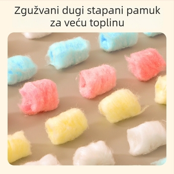 Weibi pamučno gnijezdo za male ljubimce – zimsko gnijezdo od pamuka