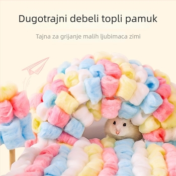 Weibi pamučno gnijezdo za male ljubimce – zimsko gnijezdo od pamuka