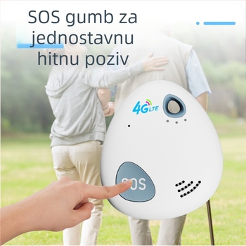GPS lokator za djecu i starije osobe, 4G Beidou GPS, SOS jednim dodirom, dvosmjerna glasovna komunikacija, alarmi: vibracija, SOS i geofence, GPS preciznost 10 m