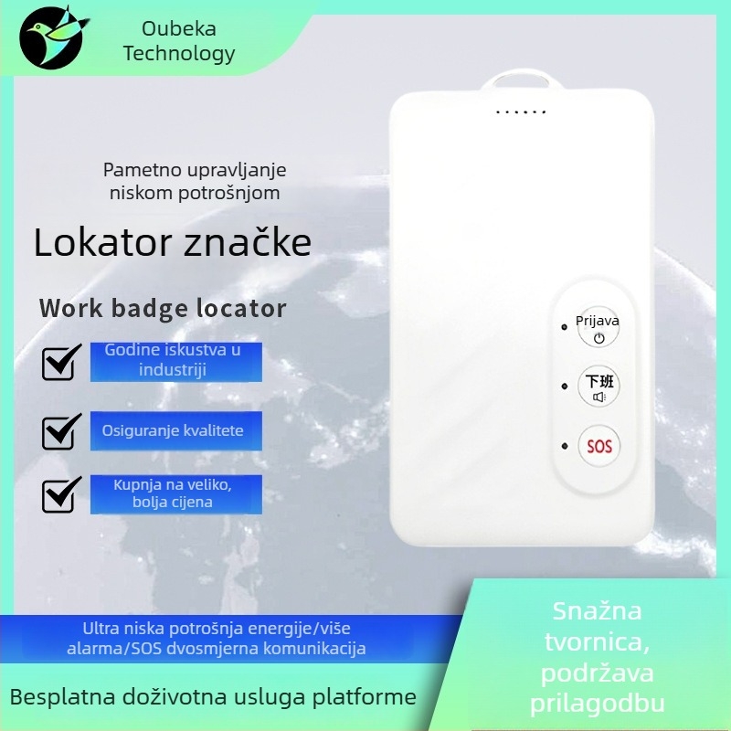 Lokalizator osoblja M8, memorija 256 MB, GPS preciznost 20 m, vijek baterije 168 h