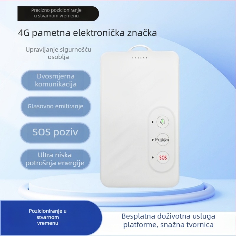 Lokalizator osoblja M8, memorija 256 MB, GPS preciznost 20 m, vijek baterije 168 h