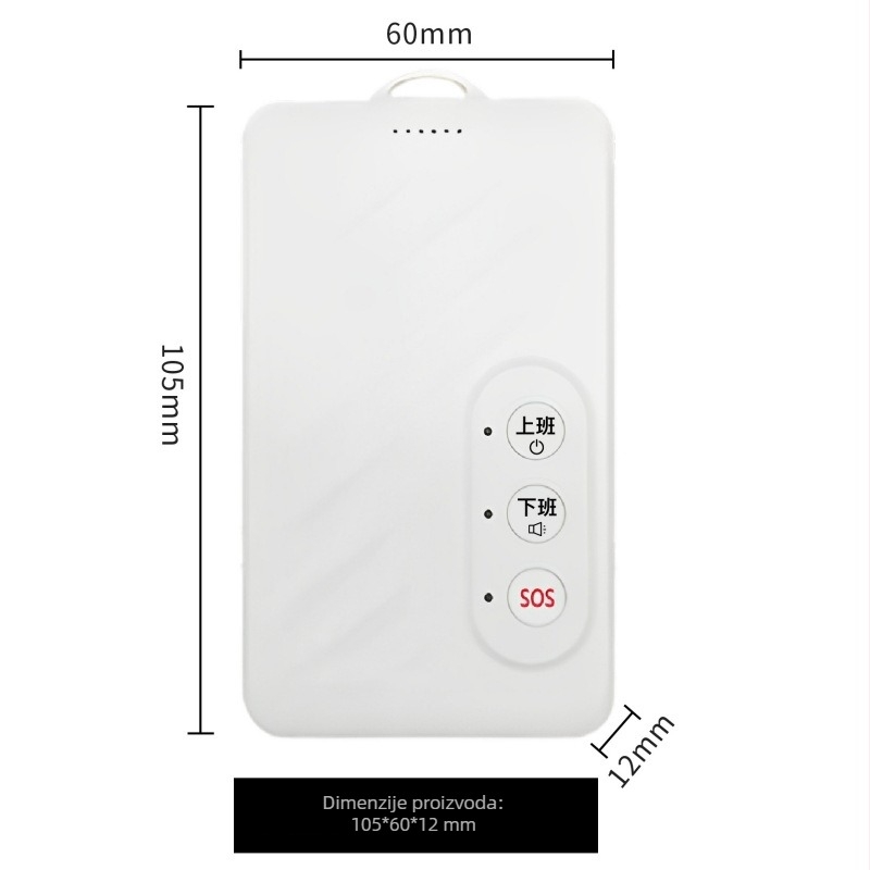 Lokalizator osoblja M8, memorija 256 MB, GPS preciznost 20 m, vijek baterije 168 h