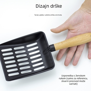 Metalna lopatica za mačji pijesak – pogodna za mačke