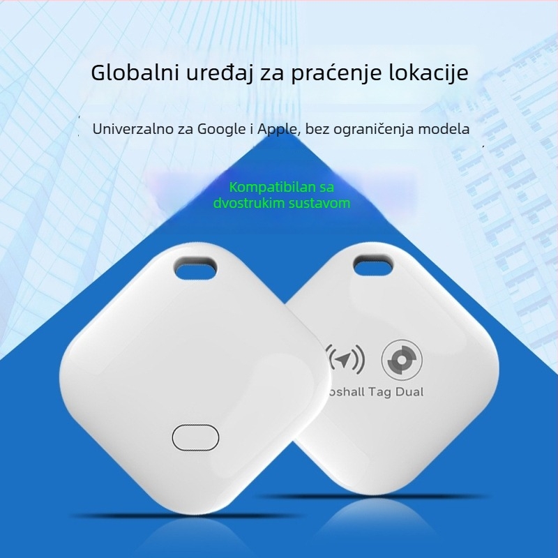 Lokalizator za sprječavanje gubitka za starije osobe, kućne ljubimce i djecu – dvostruki sustav f02-b, GPS pozicioniranje, domet 20 m, kompatibilan s Androidom i iOS-om, težina 7,4 g