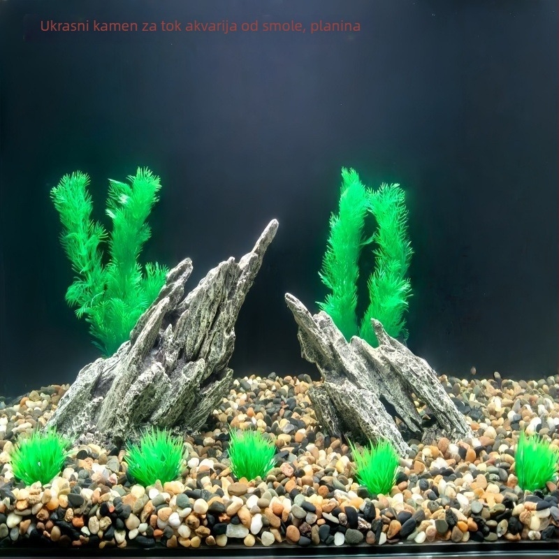 Dekorativni kamen za akvarij – smoleni kamen Zmaj, 36×26×8 cm, 17 kg