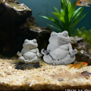 Dekor za akvarij, skulptura od smole za aquascaping, motiv kamene vrt, figura čajnog ljubimca žaba