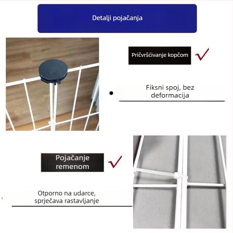 Mačji kavez od željezne mreže, unutarnja upotreba, sve sezone, brand Simple One