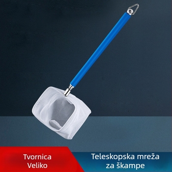 Mreža za kozice – sklopiva 3D okrugla mreža za akvarij, nehrđajući čelik/nylon, 0,4 kg