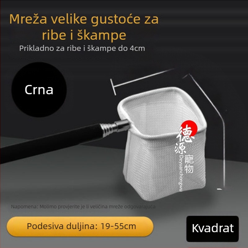 Mreža za kozice – sklopiva 3D okrugla mreža za akvarij, nehrđajući čelik/nylon, 0,4 kg