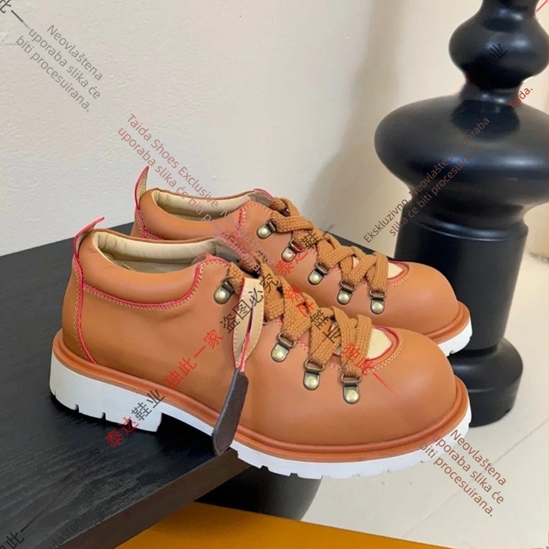 Unisex kožne cipele od teleće kože, japanskog stila, s vezicama, Goodyear potplatom