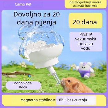 Kano magnetska posuda za vodu za kućne ljubimce s vakuumskim pričvršćivanjem – plastična