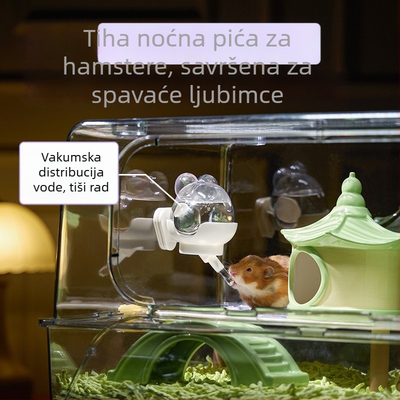 Kano magnetska posuda za vodu za kućne ljubimce s vakuumskim pričvršćivanjem – plastična