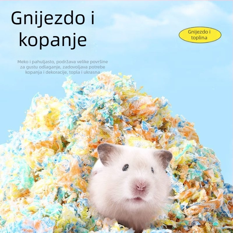 Podmetač za gnijezdo za hrčka — Materijal: Drugi; Podrijetlo: Drugo; Uvoz: Ne; Ekskluzivni prekogranični dobavljač