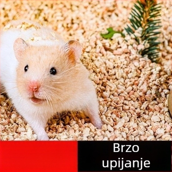 Podloga za hrčka: kukuruzna posteljina, drveni piljevina i urin pijesak za zlatne hrčke