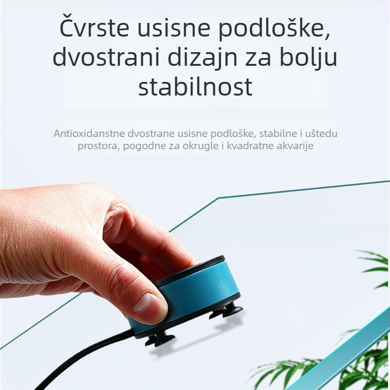 USB napajana pumpa za akvarij, DC5V niskog napona, oksigenacija, prijenosna, 100 g