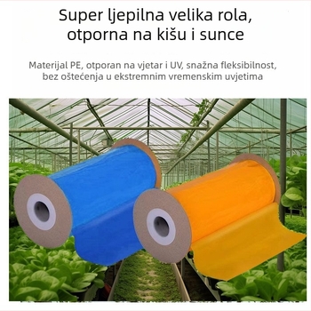 Ploča za hvatanje insekata, dvostrana, PE materijal, za vanjsku upotrebu
