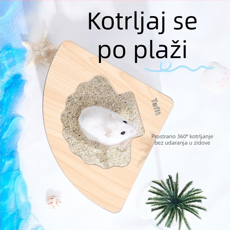 Prozirni akrilni set za kupanje hamstera – toaletni bazen i posuda za pijesak; Podrijetlo: Kina; Značka: It is suitable