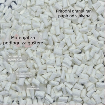 Ekološki papirnati granulirani podlog za gmazove i mala kućna ljubimca, visoka apsorpcija, netoksičan (Materijal: drvo; Marka: Hesheng; Kategorija: dodaci za hranu kućnih ljubimaca; Uvoz: Ne)