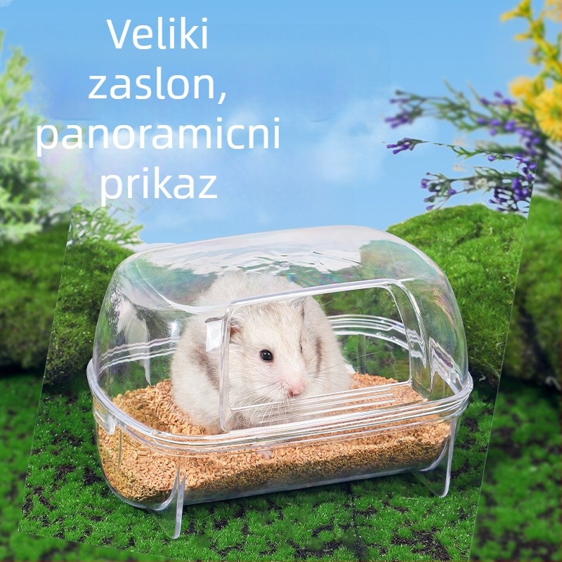 Bazen za kupanje za hamstere s pejzažnim dizajnom, plastični, Weibi, model C158011