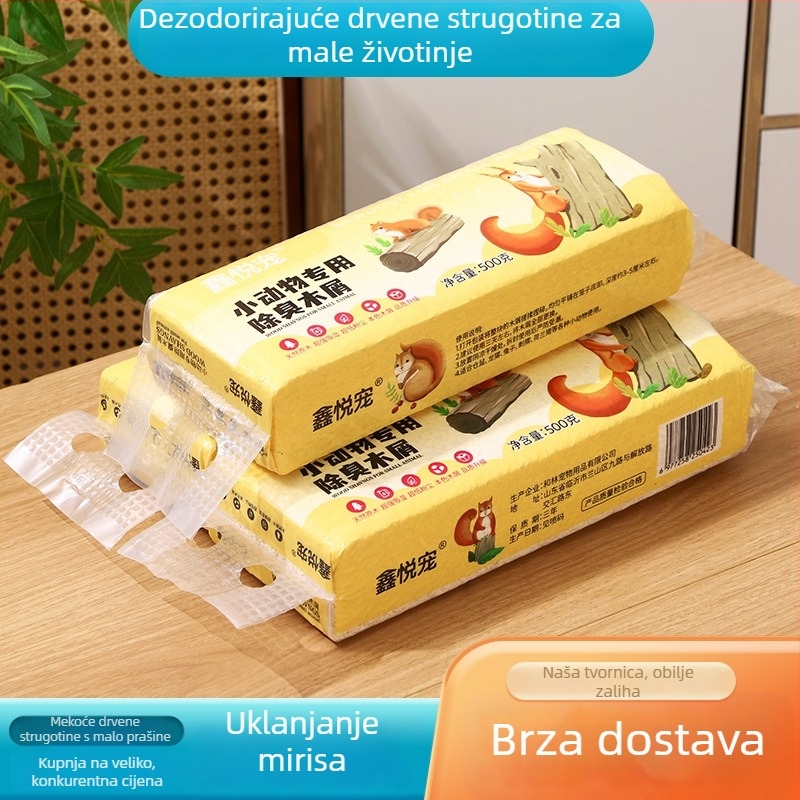 Dezodorirajuće drveno leglo za male životinje - smrekovo drvo