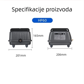 Yichang Technology pumpa za kisik za koi jezero i kućni akvarij, 30W/60W, veliki protok zraka, štedljiva energija