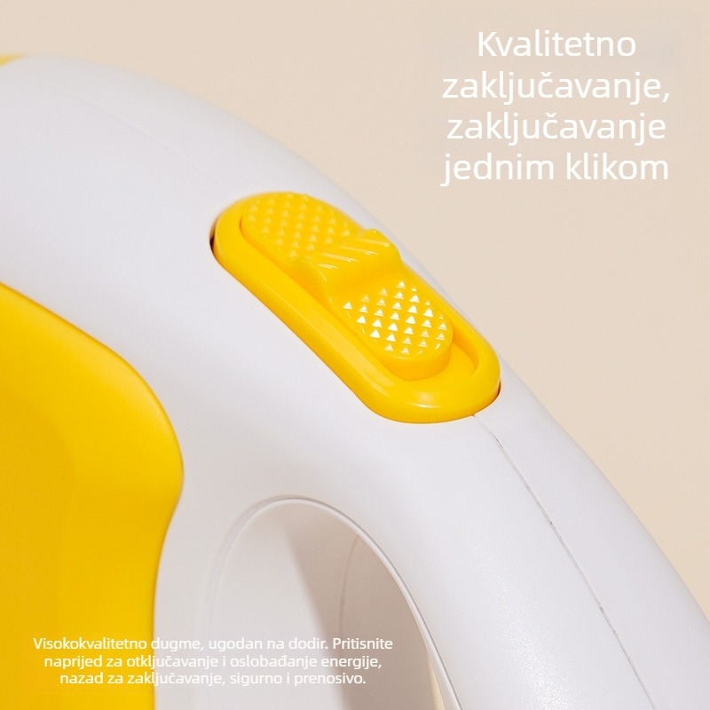 Zeze I-oblik podesivi teleskopski povodac za mačke s funkcijom protiv kidanja za mačiće i mlade mačke