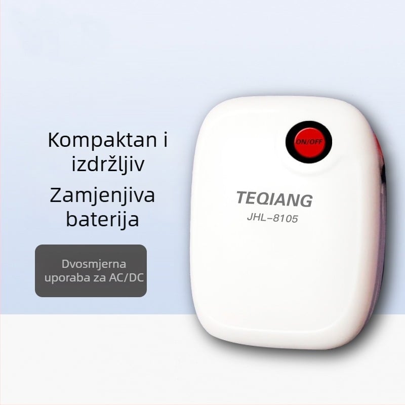 Pumpe za kisik Extra strong s zamjenjivom litijskom baterijom, USB napajanje, za ribolov i vanjsku upotrebu – težina 0.4 kg
