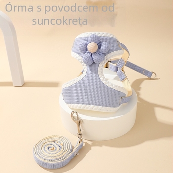 Prsni pojas u stilu veste za mačke i manje do srednje pse, podesiva prsna traka, poliester tkanina, pakiranje 20