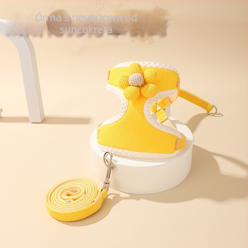 Prsni pojas u stilu veste za mačke i manje do srednje pse, podesiva prsna traka, poliester tkanina, pakiranje 20