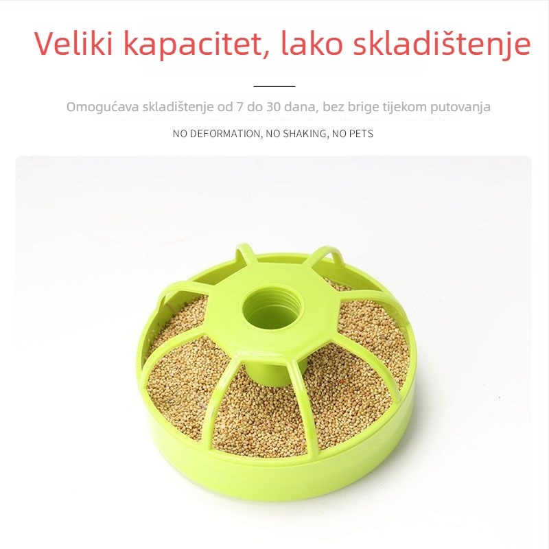 Automatska hranilica za ptice za cockatiele i lovebirdse, vanjska hranilica i napojnik, PP materijal, Lin xiang
