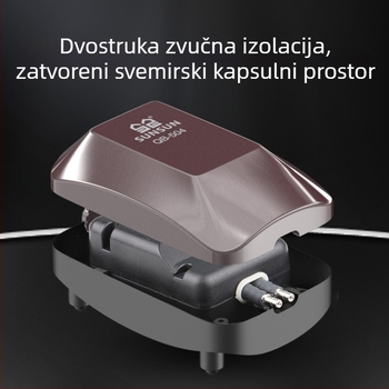 Sensen pumpa za akvarij za kućnu uporabu – tiha aerator, težina 0,3–1 kg, napajanje AC, buka 50 dB