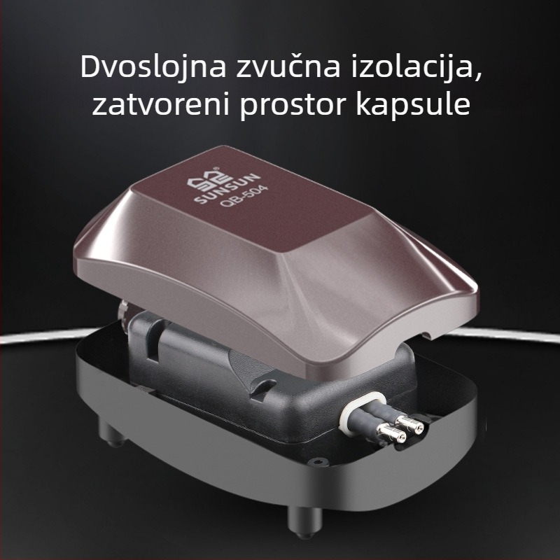 Sensen pumpa za akvarij za kućnu uporabu – tiha aerator, težina 0,3–1 kg, napajanje AC, buka 50 dB