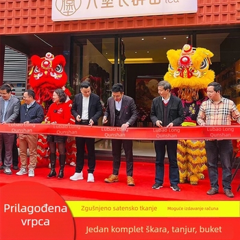 Rekviziti za ceremoniju rezanja vrpce — vrpca od tkanine, marka Source factory, materijal: Drugo, elementi uređenja prostora