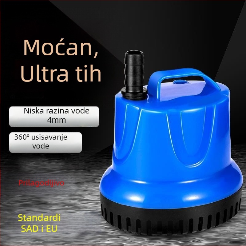 Potopna pumpa za akvarij, tri u jednom: tihi cirkulacija, filtracija i aeracija